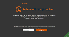 Desktop Screenshot of introvert-inspiration.com